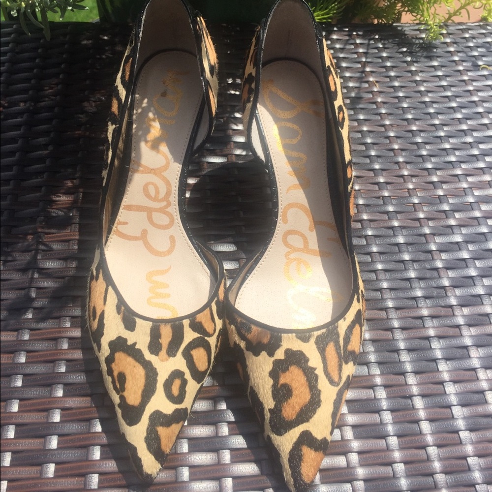 Sam Edelman Leopard Print d’Orsay Pump
